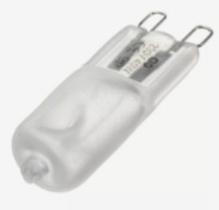 Lâmpada Halógena Halopin Bipino G9 20W 127V Fosca - 6 Pçs