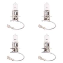 Lâmpada halógena K JINGKELAI H3 55W 12V Super Warm White, pacote com 4 Lâmpada halógena K JINGKELAI H3 55W 12V Super Warm White, pacote com 4