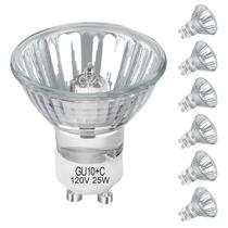 Lâmpada halógena Lacnooe GU10 25W 120V branca quente (pacote com 6)