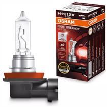 Lâmpada Halógena Osram Night Breaker Silver +100% Luz H11 55W 12V