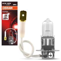 Lâmpada Halógena Osram Super 30 Luz H3 55W 12 Lâmpada Halógena Osram Super 30 Luz H3 55W 12