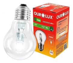 Lâmpada Halógena Ourolux A60 70w 2700k E27 Cristal