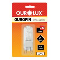 Lâmpada Halógena Ourolux G9 20W 220V Branca 6500K 26929