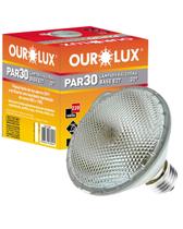 Lâmpada Halógena Ourolux PAR30 75W 220V Base E27 30G Cor da Luz 2700K Amarelada Lâmpada Halógena Ourolux PAR30 75W 220V Base E27 30G Cor da Luz 2700K Amarelada