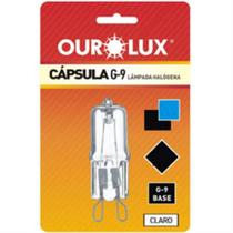 Lampada Halogena Ouropin G9 60W 127V Clara - 01326 - OUROLUX
