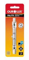 Lâmpada Halógena Palito R7s 500w 127v 118mm
