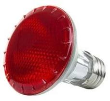 lampada halógena par 20 50w 127V vermelha