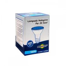 Lampada Halogena Par 20 Brasfort 50W X 127V Azul 7285