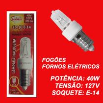Lâmpada Halógena para Forno 40W 127V - Tecnolar
