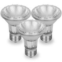 Lâmpada halógena Spot 50W PAR20 120V 130V E26, pacote com 3 Lâmpada halógena Spot 50W PAR20 120V 130V E26, pacote com 3