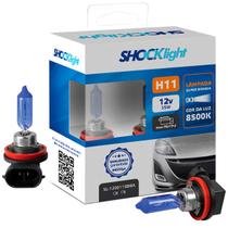 Lampada halogena super branca h11 12v 55w shocklight