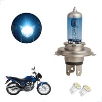 Lâmpada Halógena Super Branca H4 para Moto CG 150 Titan ES 2004 2005 2006 2007 2008 2009