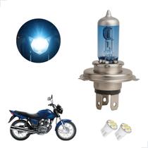 Lâmpada Halógena Super Branca H4 para Moto CG 150 TITAN EX 2010 2011 2012 2013