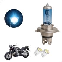 Lâmpada Halógena Super Branca H4 para Moto Honda CB 1300 Super Four 2007 2008