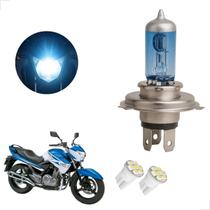Lâmpada Halógena Super Branca H4 para Moto Suzuki Inazuma 250cc 2015