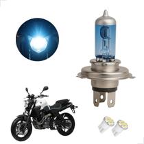Lâmpada Halógena Super Branca H4 para Moto Yamaha MT 03 621cc 2008 Lâmpada Halógena Super Branca H4 para Moto Yamaha MT 03 621cc 2008