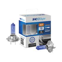 Lâmpada Halógena Super Branca H7 12V 55W Shocklight - SL-120007SBBA