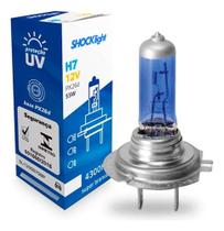Lampada halogena super branca h7 12v 55w shocklight sl-120007sbp