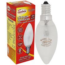 Lâmpada Halogena Vela Lisa 46w 127v E14 Branco Quente Lâmpada Halogena Vela Lisa 46w 127v E14 Branco Quente