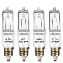 Lâmpada Halógena XBOCMY JDE11 100W 120V - Regulável 2700K (Pacote com 4)