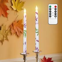 Lâmpada Holitown Flameless LED Taper Candles 28 cm, conjunto de 2 Lâmpada Holitown Flameless LED Taper Candles 28 cm, conjunto de 2