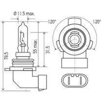 Lâmpada Hyundai Ix35 2017 a 2024 HELLA 9012LL