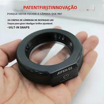 Lâmpada Iluminadora De Anel De LED Para Microscópio AIFEN D2 Luz Circular Fonte De Luz Para Câmera