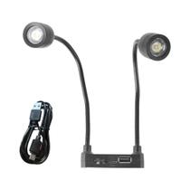 Lâmpada Iluminadora De Anel De Luz Led Para Microscópio, Luz Circular, Câmera Industrial, Plugue Ue