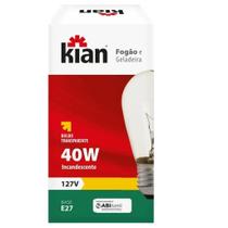 Lâmpada Incandescente 40w 127v para Fogão/geladeira - Kian