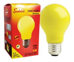 Lâmpada Incandescente Amarela 100w 127v E27 Lâmpada Incandescente Amarela 100w 127v E27