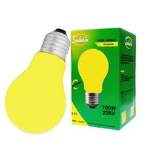 Lâmpada Incandescente Amarela Anti-Inseto 100W 220V E27