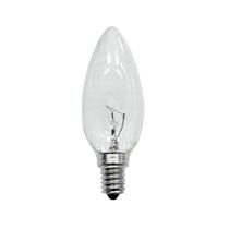 Lâmpada Incandescente Taschibra Vela Lisa E14 40W 127V Clara