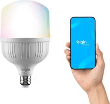 Lâmpada Inteligente 20W Smart Color Rgb Wifi Elgin