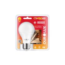 Lâmpada Inteligente c/ Sensor Presença 9W E27 Branco Frio 6500K Bivolt - OUROLUX