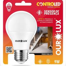 Lâmpada Inteligente Controled Sensor de Presença 9W 6.500K - Ourolux Lâmpada Inteligente Controled Sensor de Presença 9W 6.500K - Ourolux