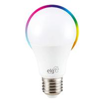 Lâmpada Inteligente ELG LED RGB 10W SHLL100 Wi-Fi Bluetooth Alexa E Google - SHLL100