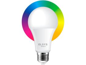 Lâmpada Inteligente Elsys E27 RGB 10W - EPGG17 Wi-Fi compatível com Alexa