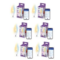 Lâmpada inteligente em forma de vela WiZ Clear 40W BA11 Table White