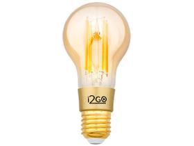 Lâmpada Inteligente i2GO E27 Amarela 7W - Home Smart WiFi Bulb compatível com Alexa