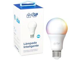 Lâmpada Inteligente I2GO E27 RGB - Dimerizável 10W Smart Lamp Wi-Fi