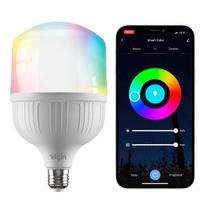 Lâmpada Inteligente Smart Wifi Color Alto Desempenho Compatível Alexa e Google Home Bivolt Elgin 30W Lâmpada Inteligente Smart Wifi Color Alto Desempenho Compatível Alexa e Google Home Bivolt Elgin 30W