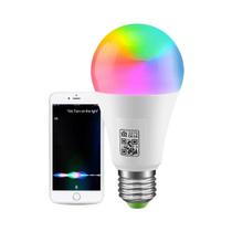 Lâmpada Inteligente Wi-Fi E27 Multicolorida Regulável Com Controle HomeKit, Siri, Alexa E Google Lâmpada Inteligente Wi-Fi E27 Multicolorida Regulável Com Controle HomeKit, Siri, Alexa E Google