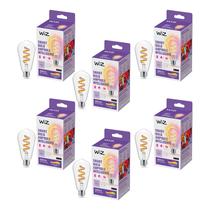 Lâmpada inteligente WiZ Color ST19, filamento LED de 300 ml, pacote com 6 Lâmpada inteligente WiZ Color ST19, filamento LED de 300 ml, pacote com 6