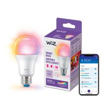 Lâmpada inteligente WiZ LED Full Color A19 9W 800LM E26, 1 pacote