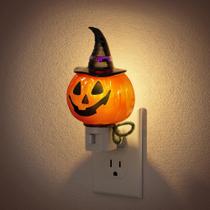 Lâmpada JandCase Pumpkin Night Light 3000K Plug-in rotativa Lâmpada JandCase Pumpkin Night Light 3000K Plug-in rotativa