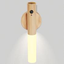 Lâmpada LANDGOO Ash Wood Nursery Night Light Motion Sensor