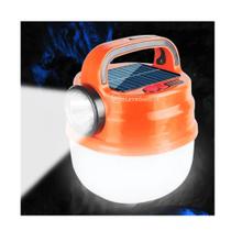 Lâmpada Lanterna Recarregável Solar Ideal Para Acampamento Holofote Emergência HBV70 - Verde