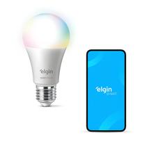 Lâmpada Led 10w Rgb Inteligente Wifi Smart Color Google Alexa - Elgin