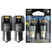 Lâmpada Led 1156 BA15S 1 Polo Micro Advanced RayX 12-24v Canbus Ambar