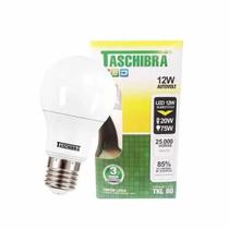 Lâmpada led 12w bivolt e27 3000k luz amarela - taschibra